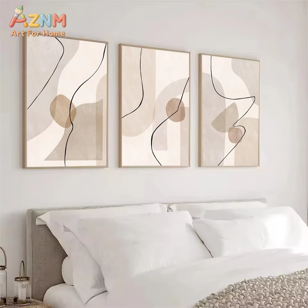 Interior Design Poster - Arte de parede abstrata com linhas