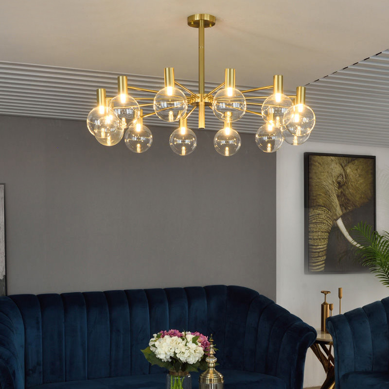Interior Design Years - Luz de luxo sala estar led