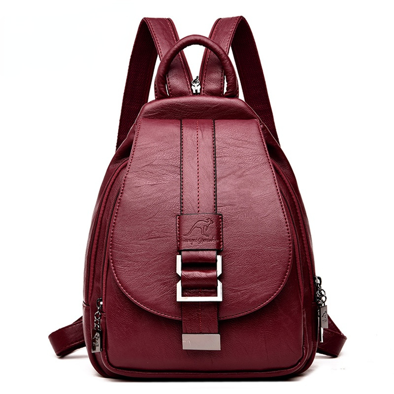 Interior Design Women - Designer Mochilas de Couro para Mulheres,