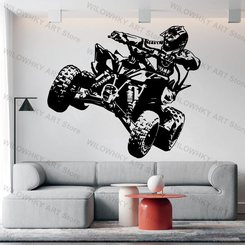 Interior Design Magazine - Four Wheel Mountain Bike Vinyl Adesivo