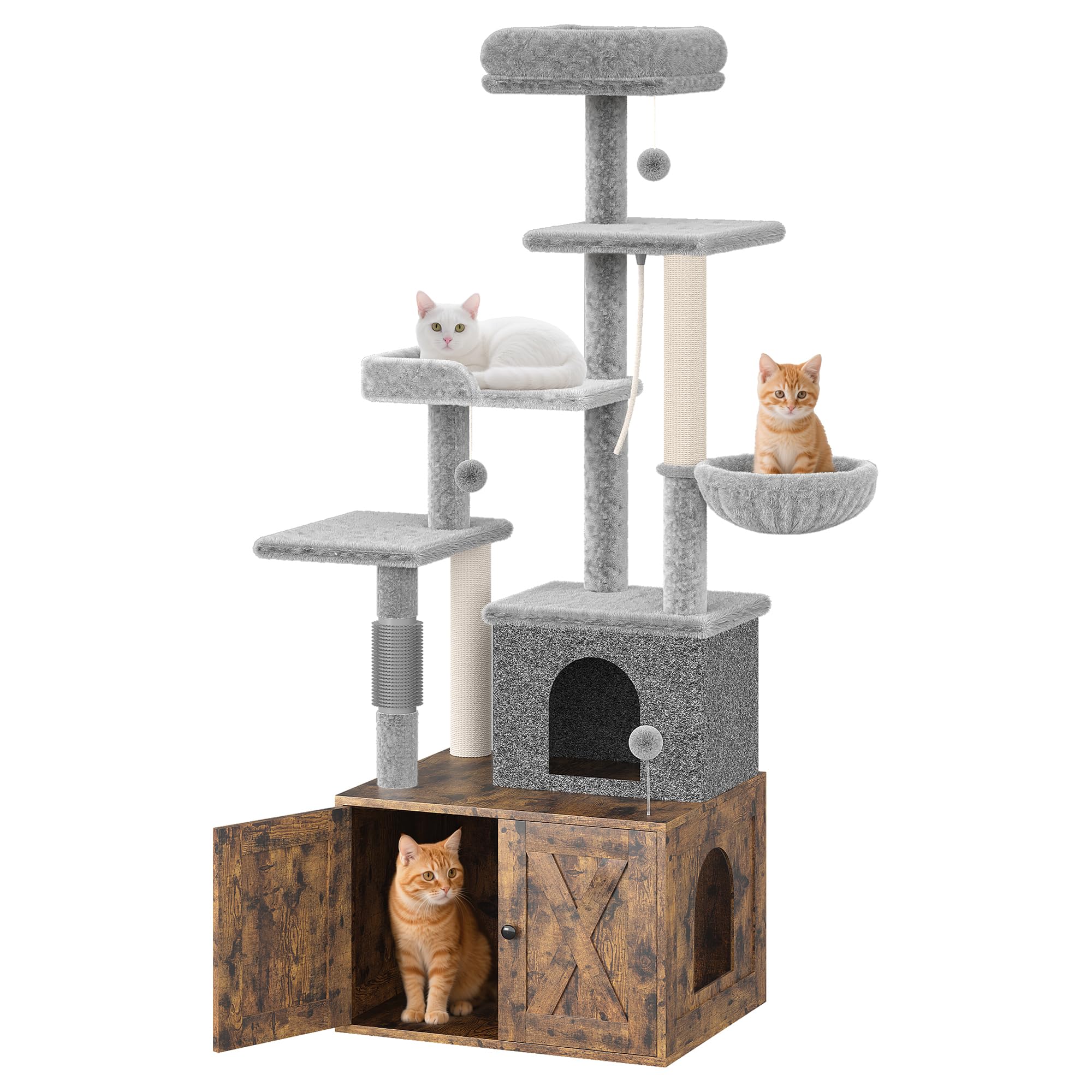 Interior Design Poster - Árvore para gatos com 5 níveis