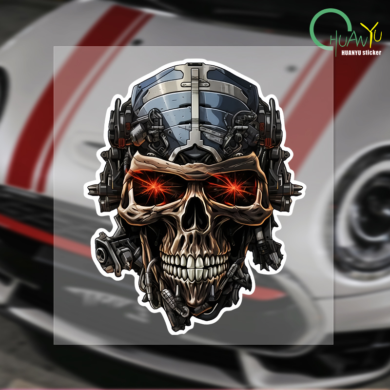 Interior Design Degree - Impermeável esqueleto cabeça carro adesivos, Auto