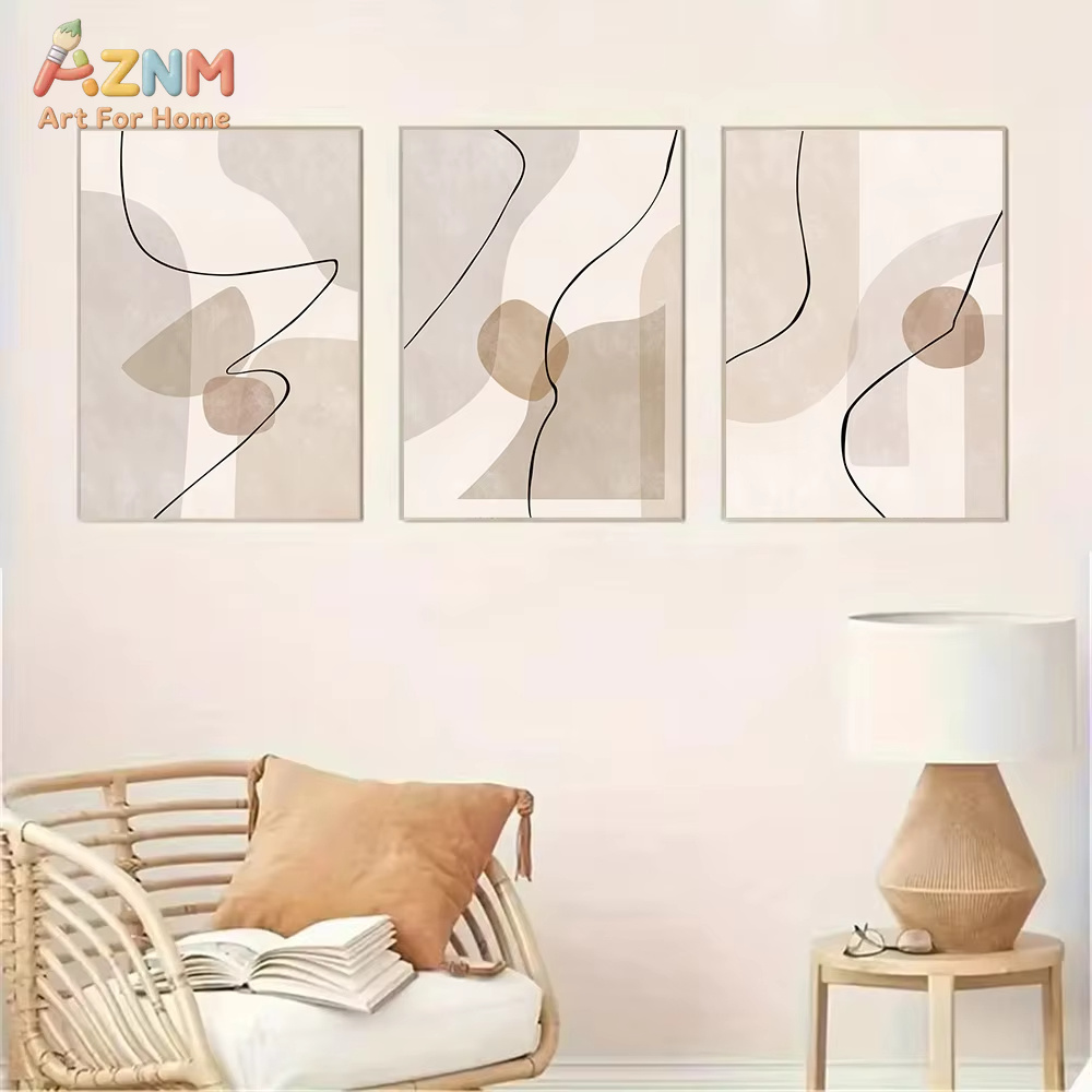Arte de parede abstrata com li - Interior Design Poster avaliação e preço