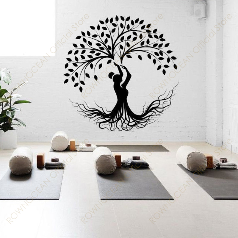Design criativo yoga árvore ad - Interior Design Poster avaliação e preço