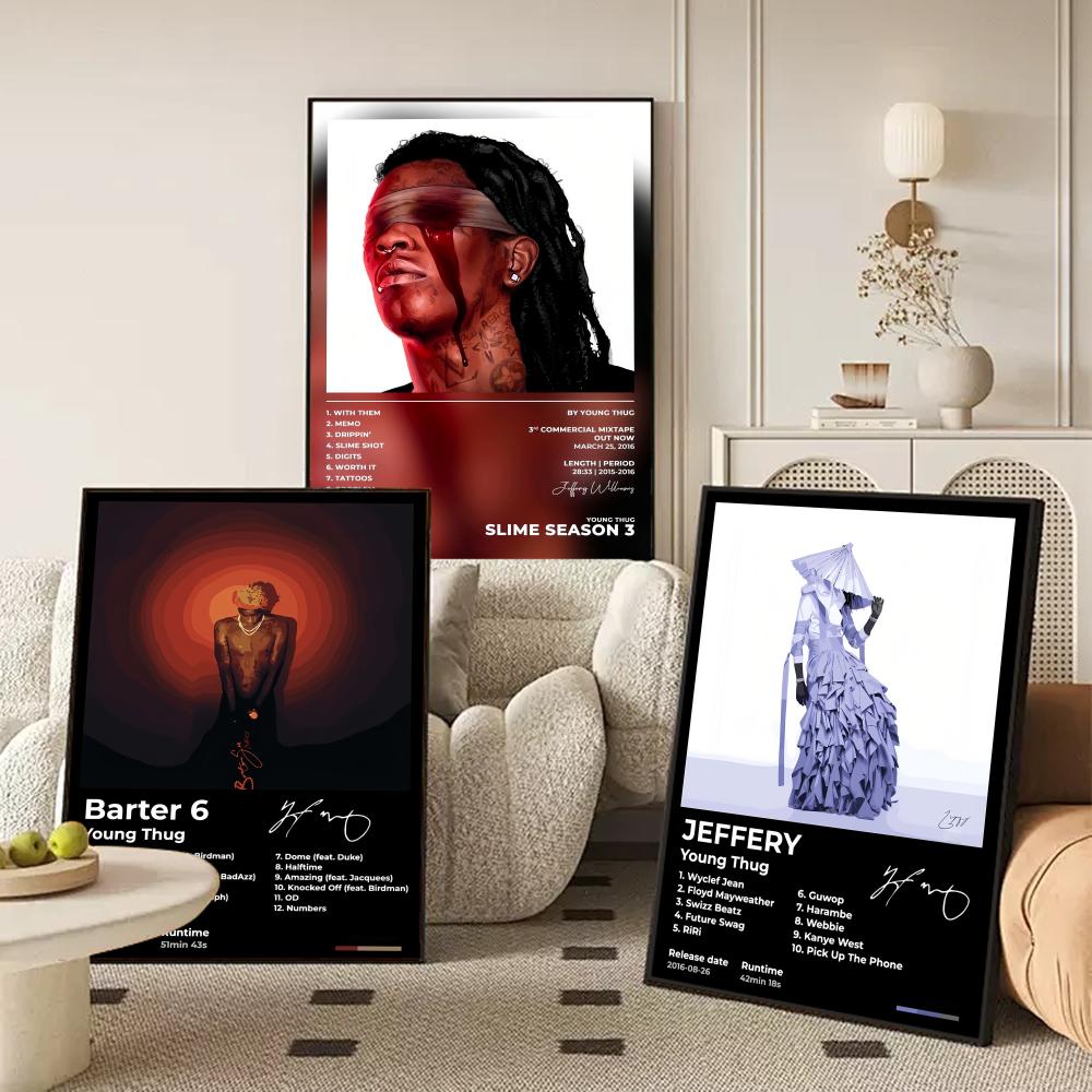 Pôster do rapper de hip hop Y- - Interior Design Poster avaliação e preço