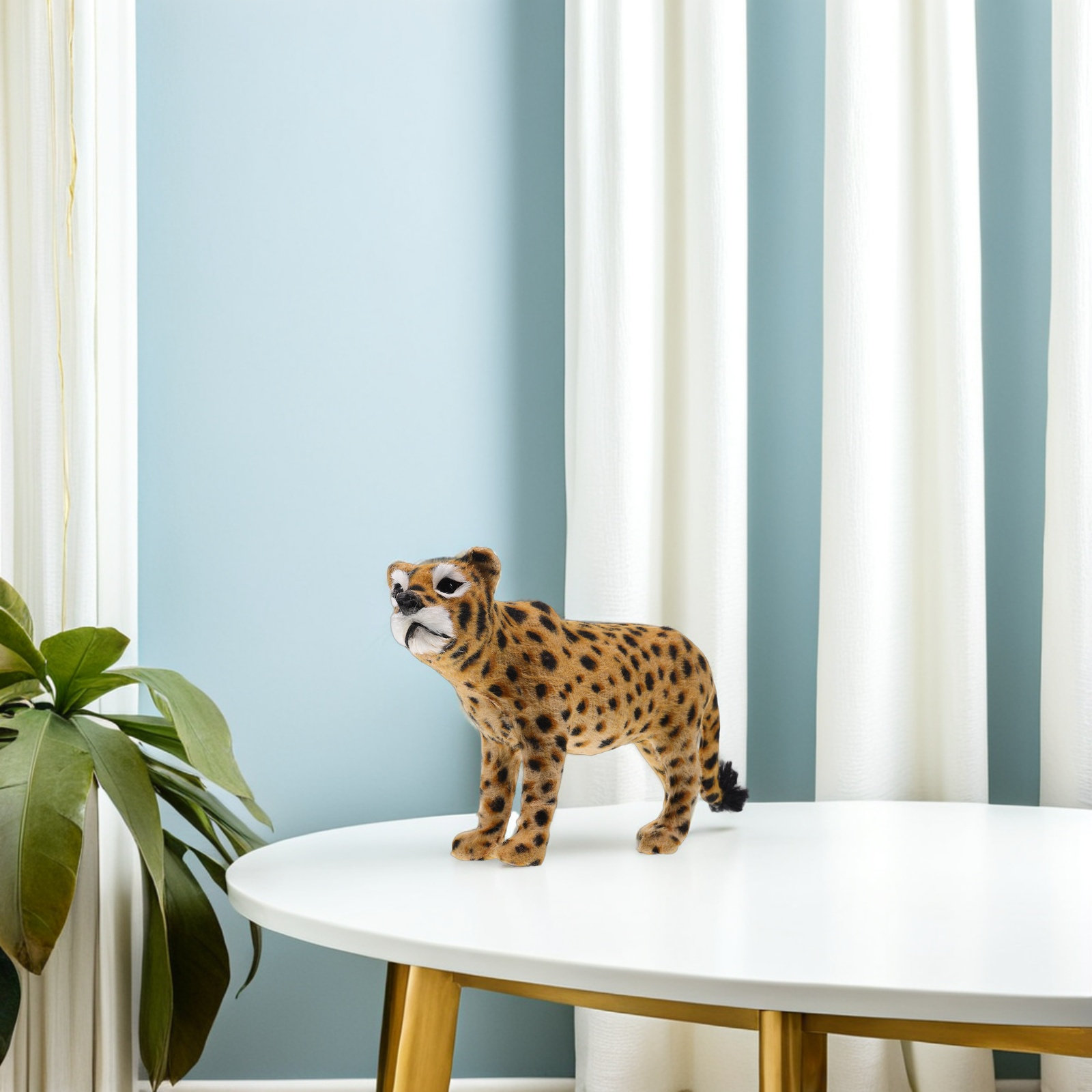 Escultura decorativa de leopar - Interior Design Office Space avaliação e preço