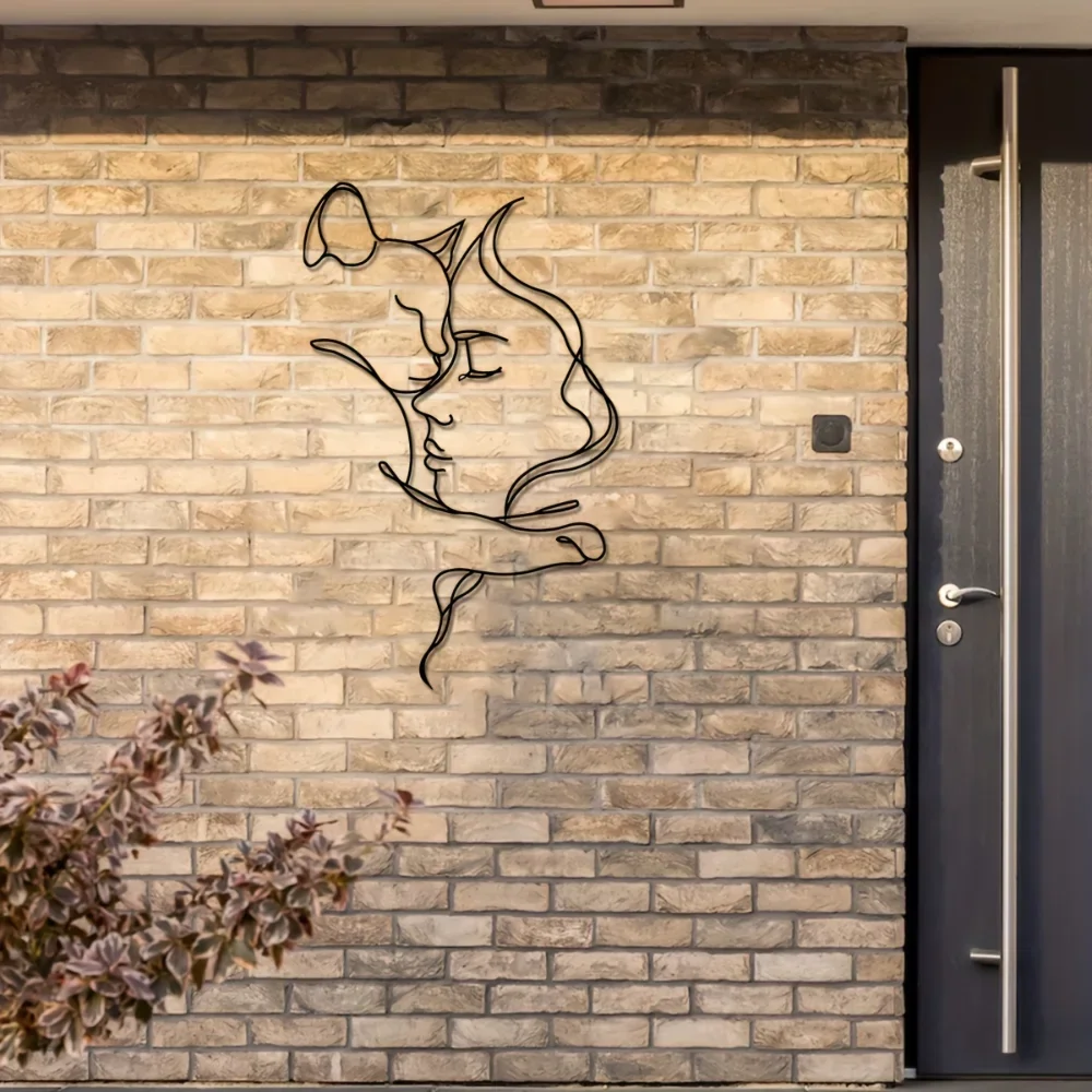 Arte em metal elegante de gato - Interior Design Women avaliação e preço